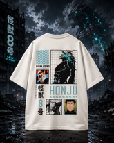 Kaiju No. 8 HONJU Oversized T-Shirt | 240 GSM French Terry Cotton | Zeitlos