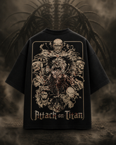 Attack on Titan Founding Titan Oversized T-Shirt | Premium 240 GSM French Terry