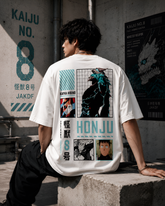 Kaiju No. 8 HONJU Oversized T-Shirt | 240 GSM French Terry Cotton | Zeitlos