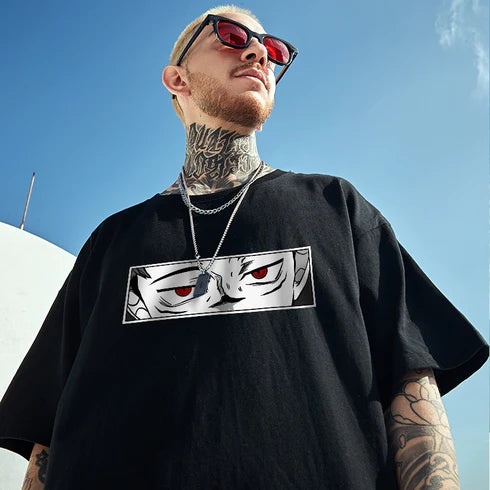 Anime Oversized Graphic T-Shirt