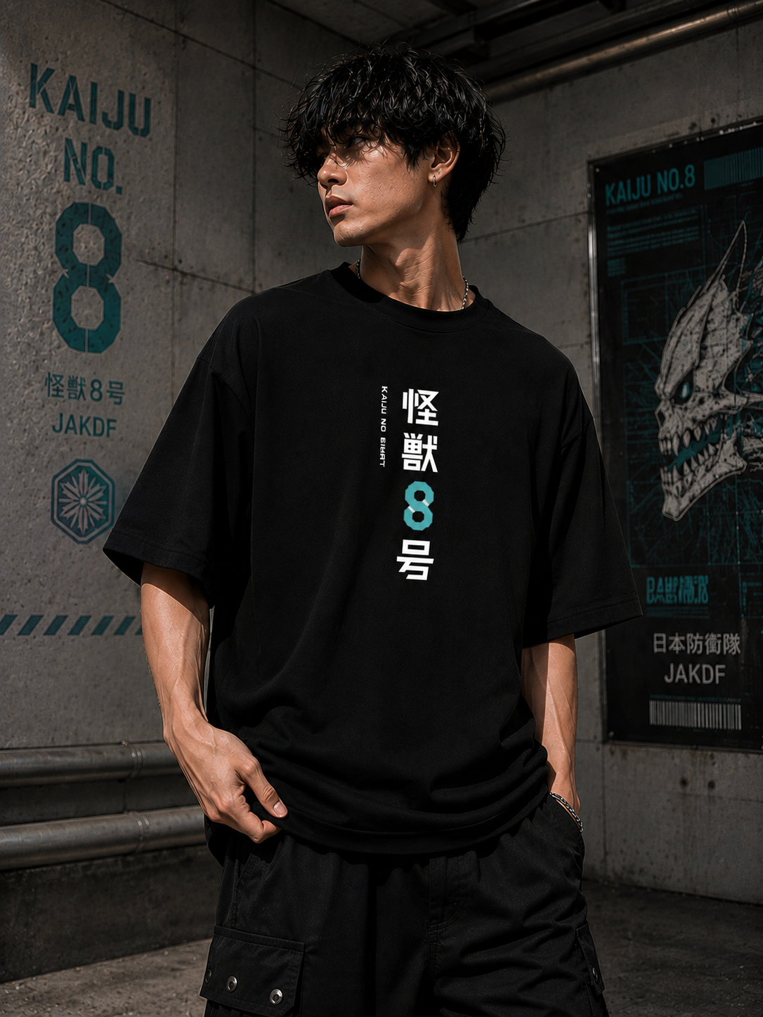 Kaiju No. 8 HONJU Oversized T-Shirt | 240 GSM French Terry
