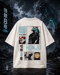 Kaiju No. 8 HONJU Oversized T-Shirt | 240 GSM French Terry Cotton | Zeitlos
