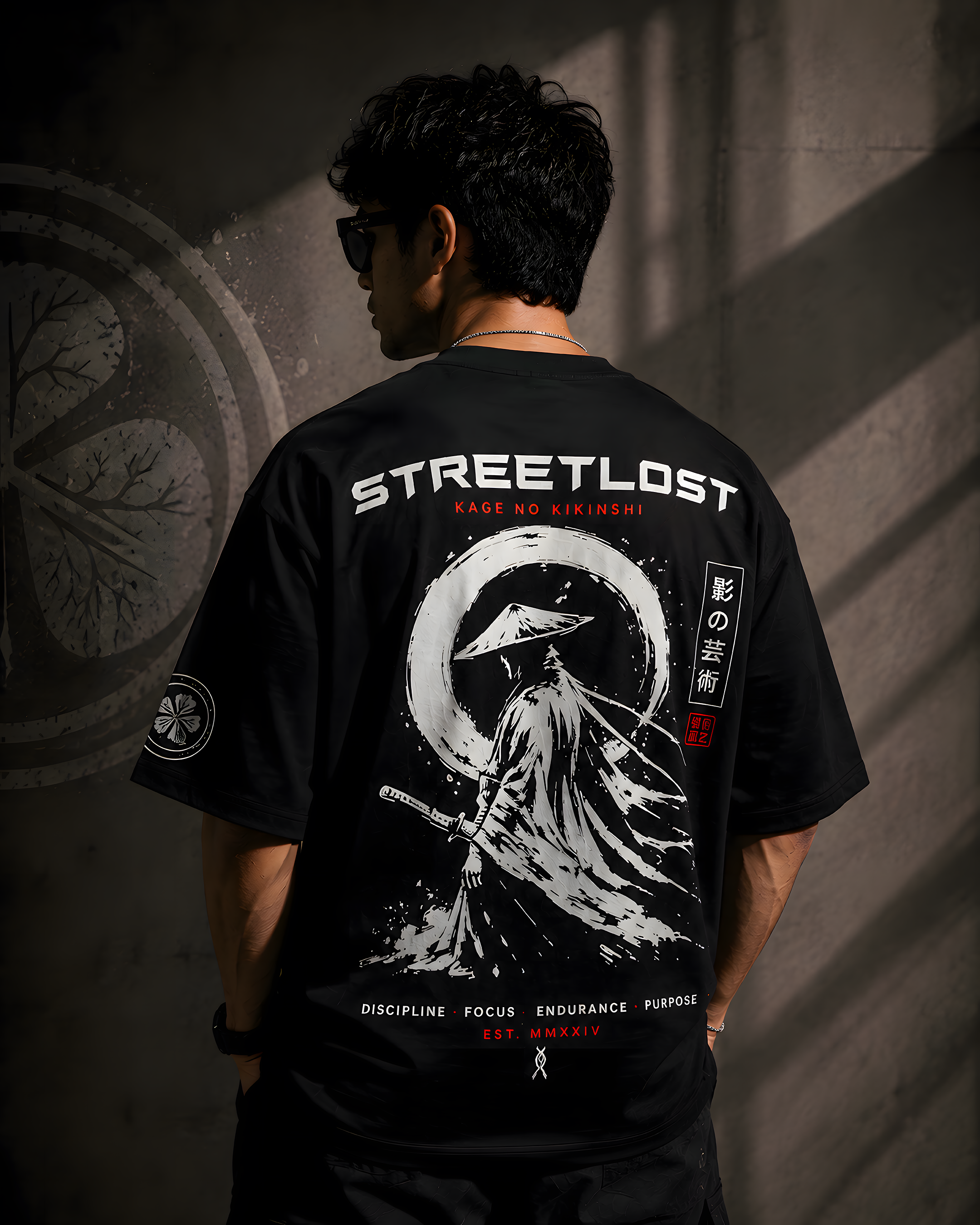 Streetlost Shadow Ronin Oversized T-Shirt | 240 GSM French Terry