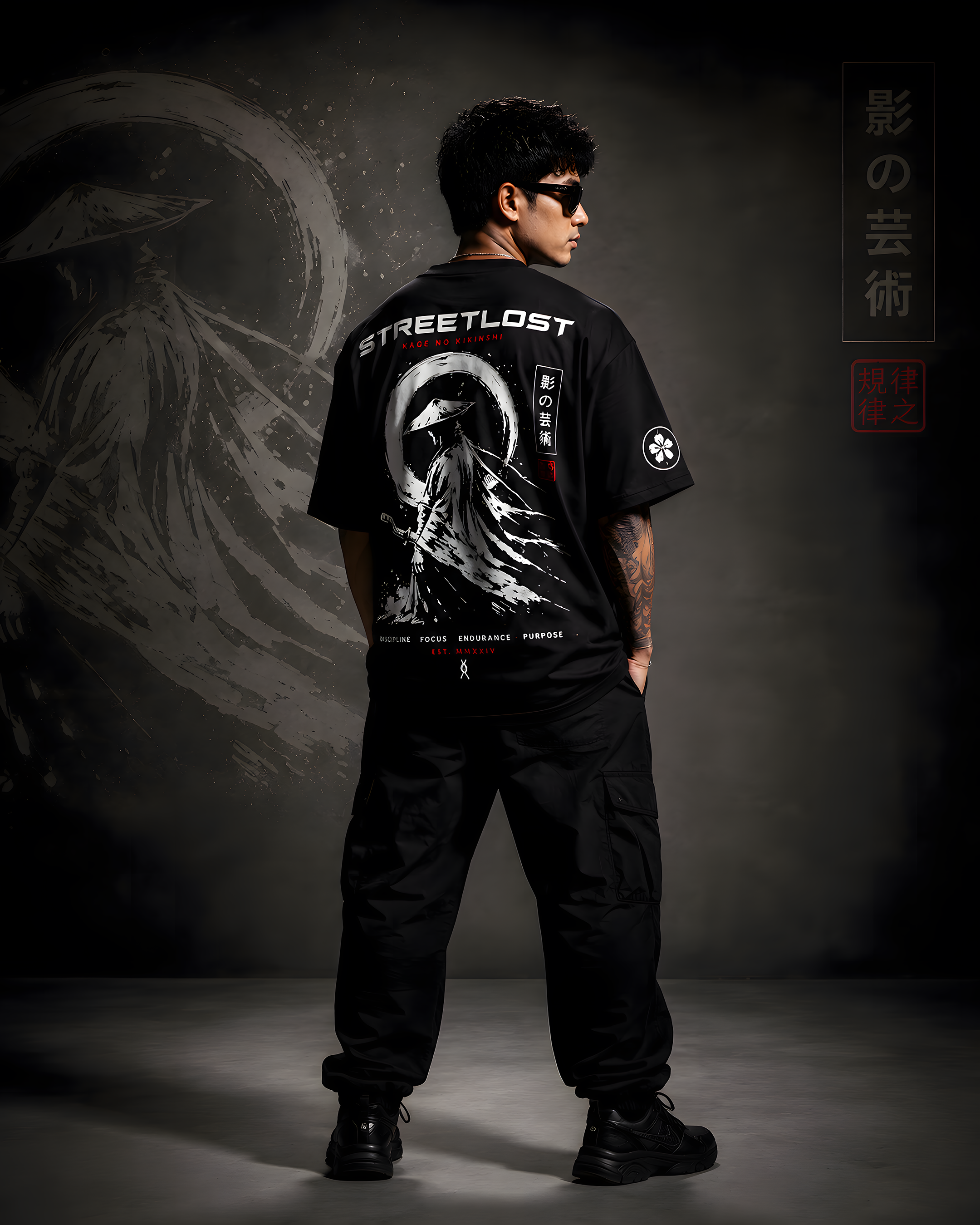 Streetlost Shadow Ronin Oversized T-Shirt | 240 GSM French Terry