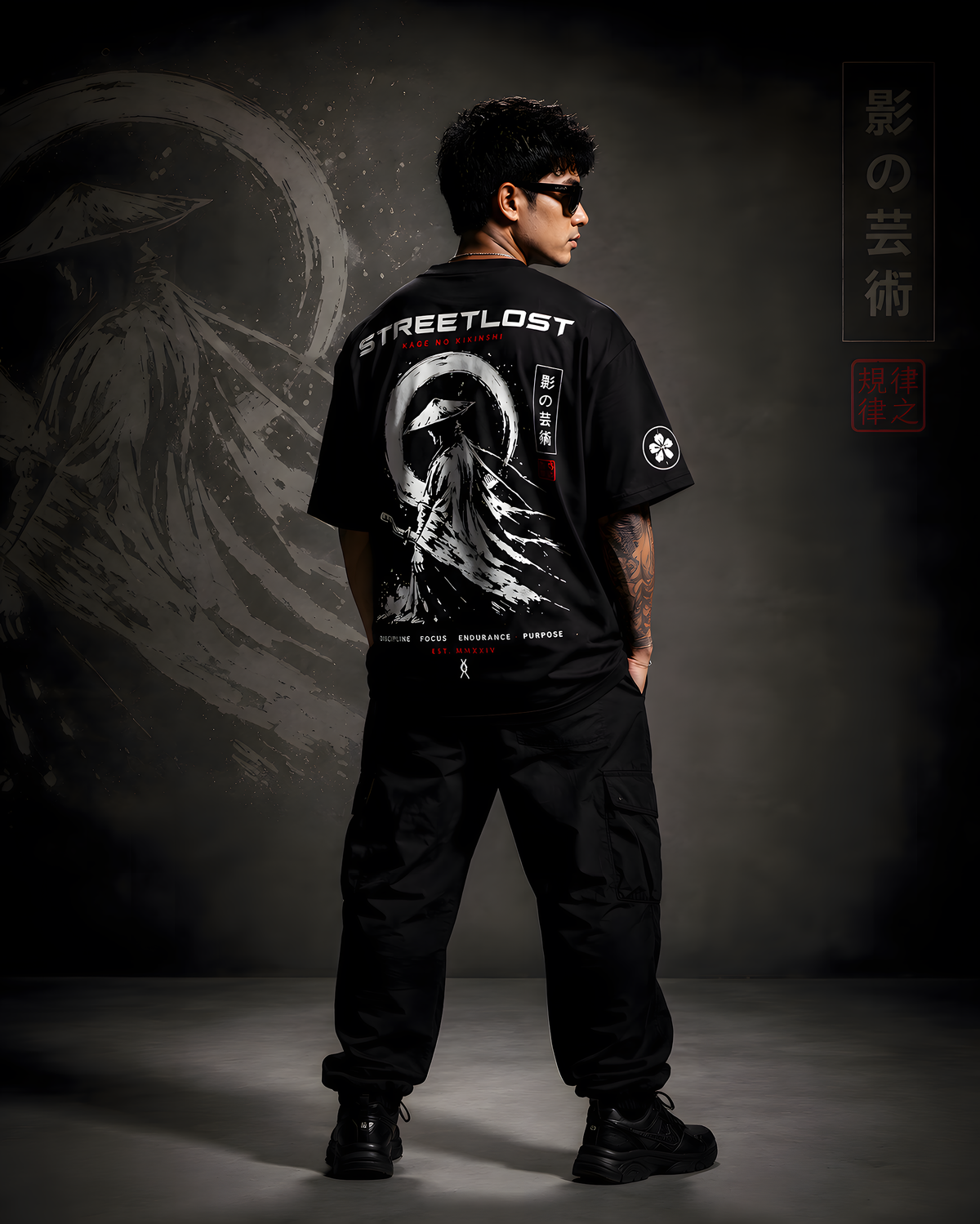 Streetlost Shadow Ronin Oversized T-Shirt | 240 GSM French Terry