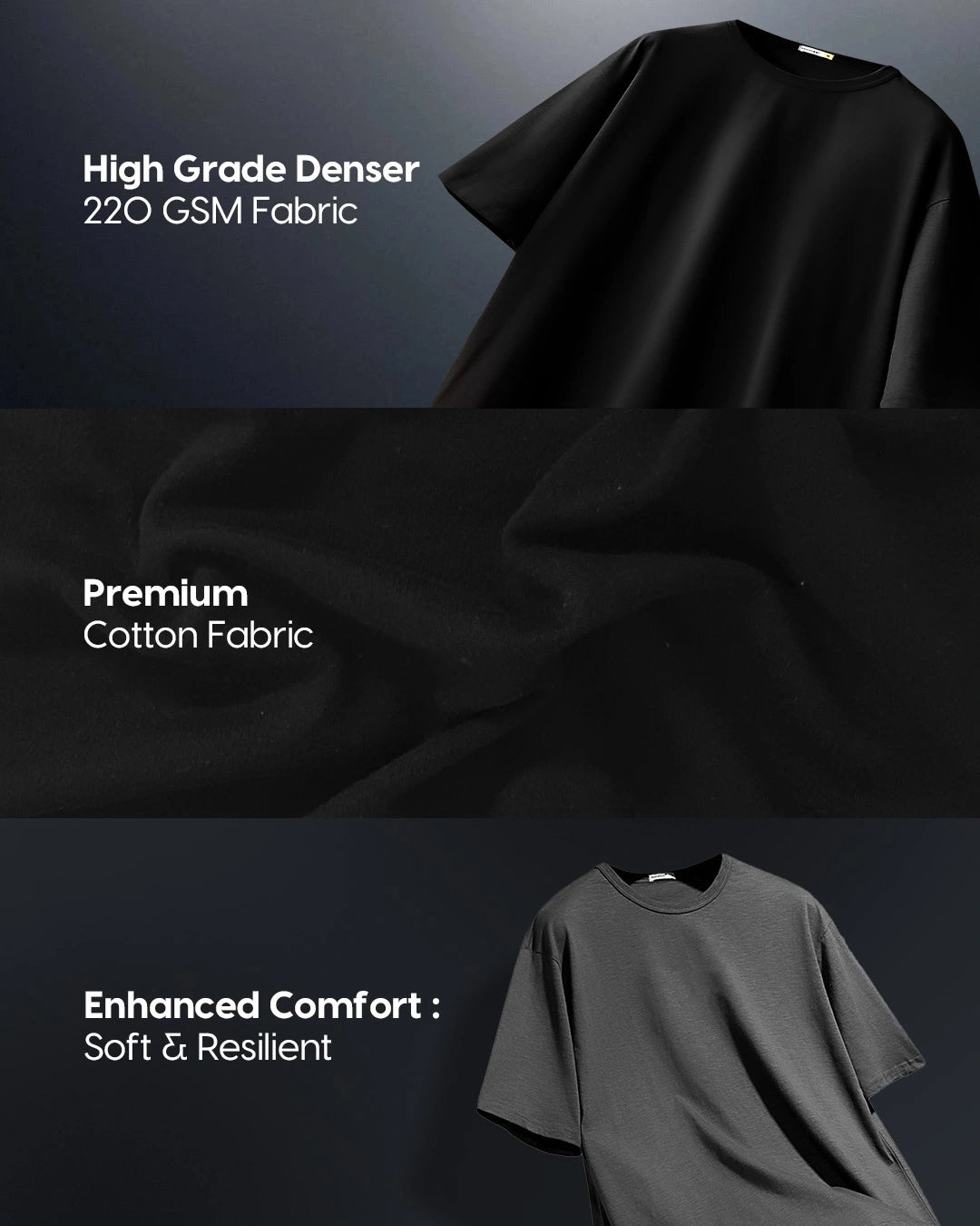 Men’s Black “Mist Hashira” Oversized T-Shirt