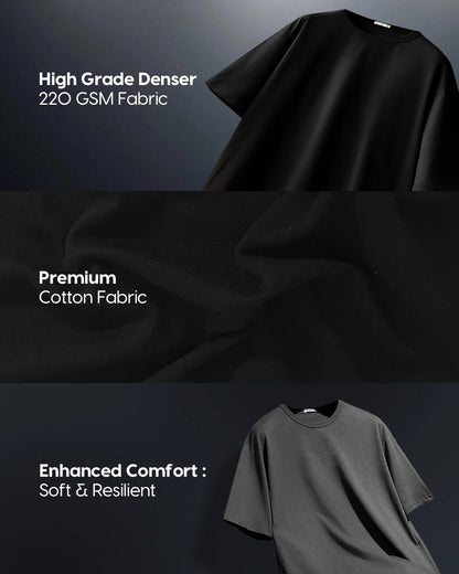 Men’s Black “Mist Hashira” Oversized T-Shirt