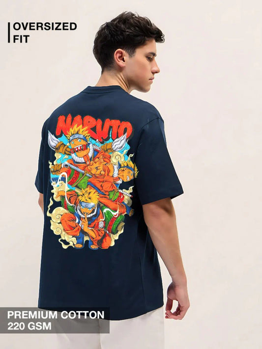 Naruto Oversized Anime T-Shirt (Premium Cotton 220 GSM)