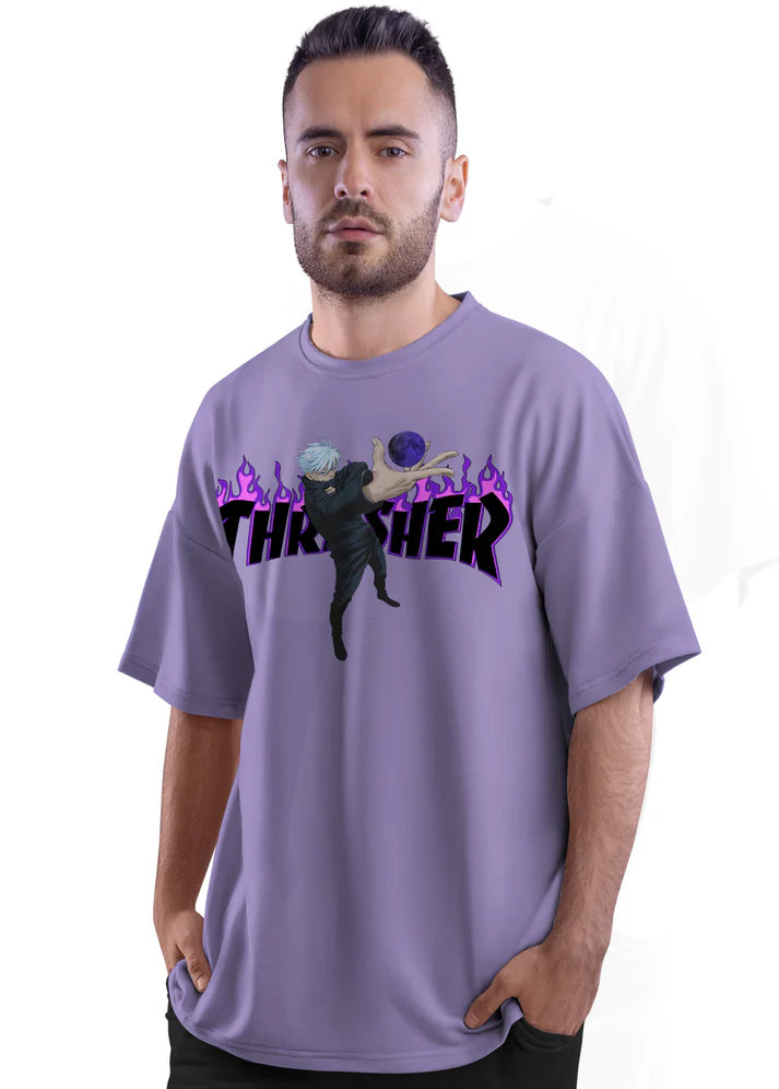🔥 Thrasher Anime Oversized T-Shirt (Unisex)
