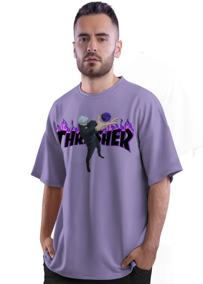 🔥 Thrasher Anime Oversized T-Shirt (Unisex)