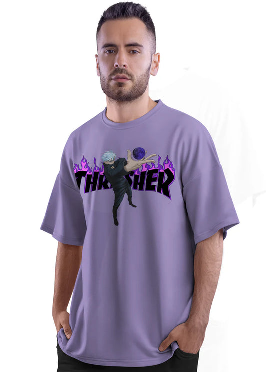 🔥 Thrasher Anime Oversized T-Shirt (Unisex)